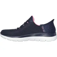 SKECHERS Baskets basses 'Summits - Diamond Dream' bleu marine / azur / rose / blanc