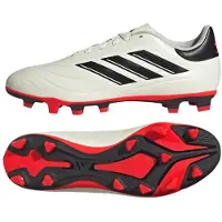 Adidas Chaussures de football Copa Pure II Club FXG terrain souple hommes - Ivory/Noir/Rouge solaire