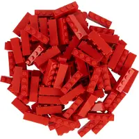 LEGO briques 1x4 rouge - 3010 NOUVEAU ! Quantité 250x