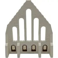 LEGO MOC Médiéval Pignon Chevalier Fenêtre Blanc NOUVEAU Quantité 144x