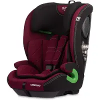 Caretero , Siège auto i-Size pour enfants, Siège auto pour bébé à l'avant 76-150cm, Vivo rouge bourgogne