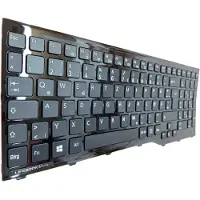 T-ProTek Clavier DE noir avec cadre brillant compatible avec Fujitsu Siemens Lifebook A532, AH552