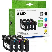 KMP MULTIPACK E196XV - Pack de 4 - rendement élevé - noir, cyan, magenta - compatible - cartouche d'encre (alternative à : Epson T502XL)