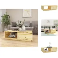 vidaXL Table basse 110x50x33,5 cm Sapin massif - Tables basses