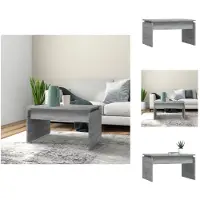 vidaXL Table basse Gris Sonoma 68x50x38 cm Bois composite - Tables basses