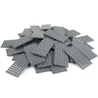 LEGO 6x12 Panneaux de construction Gris foncé - 3028 NOUVEAU ! Quantité 5x