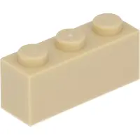 LEGO 50 pièces 3622 Brick 1x3 Part Basic Bricks 50 Beige