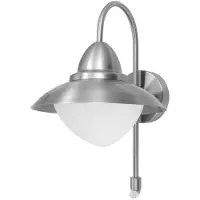 Eglo Applique extérieure Sydney avec détecteur de mouvement Argent 87105