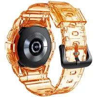 System-S Housse et bracelet 40 mm TPU pour Samsung Galaxy Watch 5 4 Smartwatch en orange