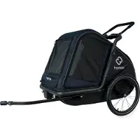 Hamax Remorque Pour Chien Pluto L Avec Suspension Ajustable Et Châssis Pliable -
