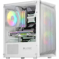 Logic Boîtier mini USB 3.0 ARGB ATOS blanc