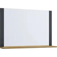 VCM Miroirs de salle de bains sans cadre | Miroirs muraux | Design mince | Dimensions env. H. 55 x W. 60 x D. 17 cm | Miroir mural – Lendas