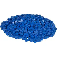 Androni Simba Toys Bausteine Blox 1000 pierres bleues de 4 en vrac