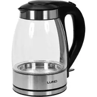 LUND Bouilloire LED verre 1,8 l, 2200W