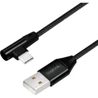 Logilink CU0138 Câble USB 2.0, USB-A - USB-C mâle, 1,0 m