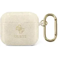 GUESS Gua3Ucg4Gd Airpods 3 Coverzłoty/Gold Glitter Collection
