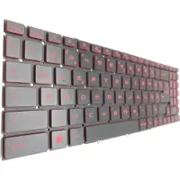 T-ProTek FRANÇAIS - Clavier rouge éclairage compatible avec MSI GF66 Katana 12UCO/12UCOK (MS-1584)