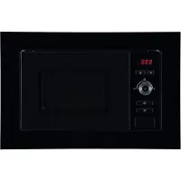 Respekta Four à micro-ondes 800 watts encastrable 60 cm gril 1000 watts 20 L verre noir