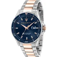 Maserati Montre à affichage analogique argent