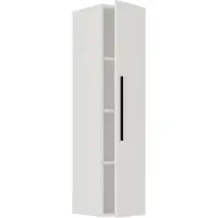 VCM Étagère suspendue en bois | Étagère économiseuse d'espace | Dimensions: H.115x W. 30 x D. 30cm| Étagère élégante suspendue | Étagère de rangement | Bibliothèque | Planche murale - Arila XL Vertical
