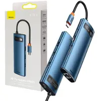 Baseus Adaptateur Hub 8-en-1 USB-C vers 3x USB 3.0 + HDMI + USB-C PD 4KHD