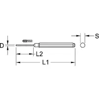 Ks Tools 156.0125 Uitdrijver