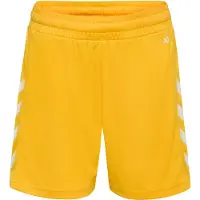 Hummel Pantalon de sport jaune foncé / blanc