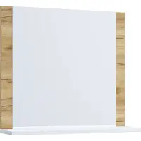 VCM Miroirs de salle de bains sans cadre | Miroirs muraux | Design mince | Dimensions env. H. 55 x W. 60 x D. 17 cm | Miroir mural – Lendas