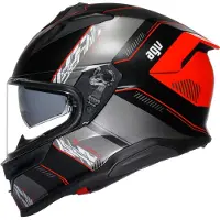 AGV Casque intégral K7 Kyber noir mat / rouge M