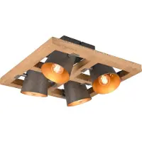 TRIO BELL plafonnier moderne argenté 601900467