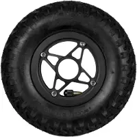 Powerslide Road Warrior Air Tire Ii Noir 200 mm