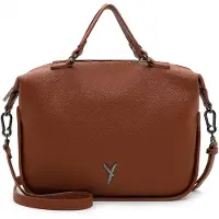 Suri Frey sac à épaule bandoulière sac à épaule Gitty Bowlingbag Darkcognac brun