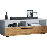 VCM Meubles Meuble Télévision | Planchers | Meuble Meuble Télévision avec espace de rangement suffisant | Dimensions H. 39 x W. 115 x D. 40 cm | Fernseh Furniture – Arila XL