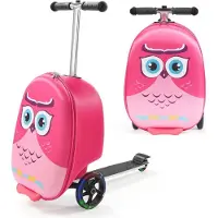 StarTech.com Valise trottinette pour enfants Capacité 20L - max. 50kg Valise de voyage - Valise trottinette rose