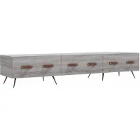 Syfax Meuble TV sonoma gris 150x36x30 cm bois d'ingénierie