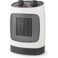 Nedis Keramik-PTC-Heizlüfter- 1000 2000 W- 2 Wärme Modes- Verstellbares Thermostat- (HTFA19WT)