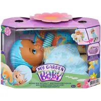 Mattel Wrap And Cuddle Blue Doll Toy With Butterfly Blanket And Pacifier Multicolore 18 Months Enfants