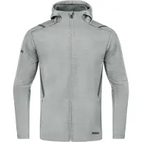 Jako Challenge Veste à Capuche pour Homme - Gris Clair Chiné / Anthra Light