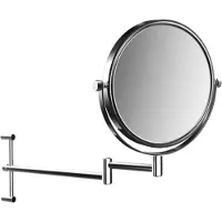 Emco miroir cosmétique chromé 2 bras 3/1x rond