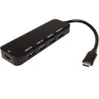Value Hub USB 3.2 Gen 1, 4fach, Typ C Anschlusskabel, mit 1 PD-Port