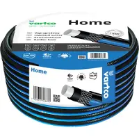 Vartco tuyau d'eau à 4 couches Tuyau d'arrosage de jardin Tuyau flexible en polyester tressé croisé résistant aux UV 25 Bar 3/4" 30m