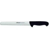 Arcos Couteau de pâtissier couleur - Prof 295025 en acier inoxydable Nitrum et polypropylène noir ergonomique mangue avec lame de 25 cm, vitrine