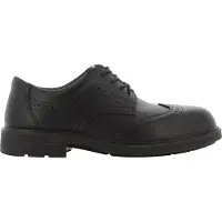 Safety Jogger Chaussures de sécurité S3 Manager, chaussures de travail élégantes en cuir, noir, taille 41
