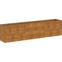 Syfax Jardinière surélevée 291 x 50 x 69 cm Acier Corten