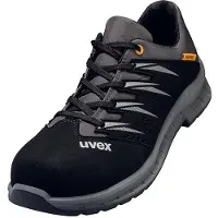 Uvex chaussures basses 2 tendance S1 noir, gris largeur 12 Gr. 41