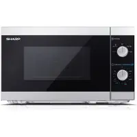 Sharp Four à micro-ondes YC-MS01E-S Surface plane 20 L 800 W Blanc Noir