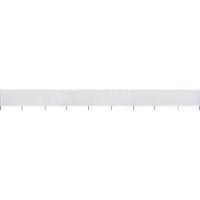Syfax Paravent 9 panneaux Tissu 1200 x 80 cm Blanc sable