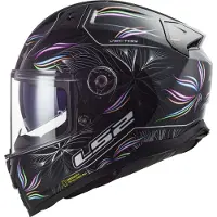 LS2 Ff811 Vector II Tropical Noir Blanc Casque Intégral Taille L