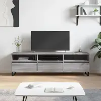 Prolenta Maison Exclusive - Meuble TV gris Sonoma 150x30x44,5 cm Matériau dérivé du bois