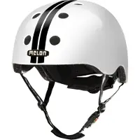Melon Helmets Casque pour enfants Urban Active 46-52 Cm Noir/Blanc Taille Xxs/S